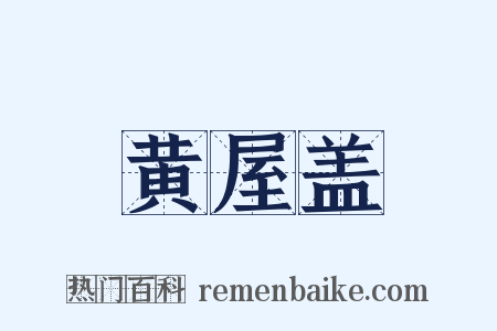 黄屋盖是什么意思的图片